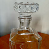 Glass crystal whisky decanter