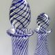 2 crystal glass bottles by Pasabahce