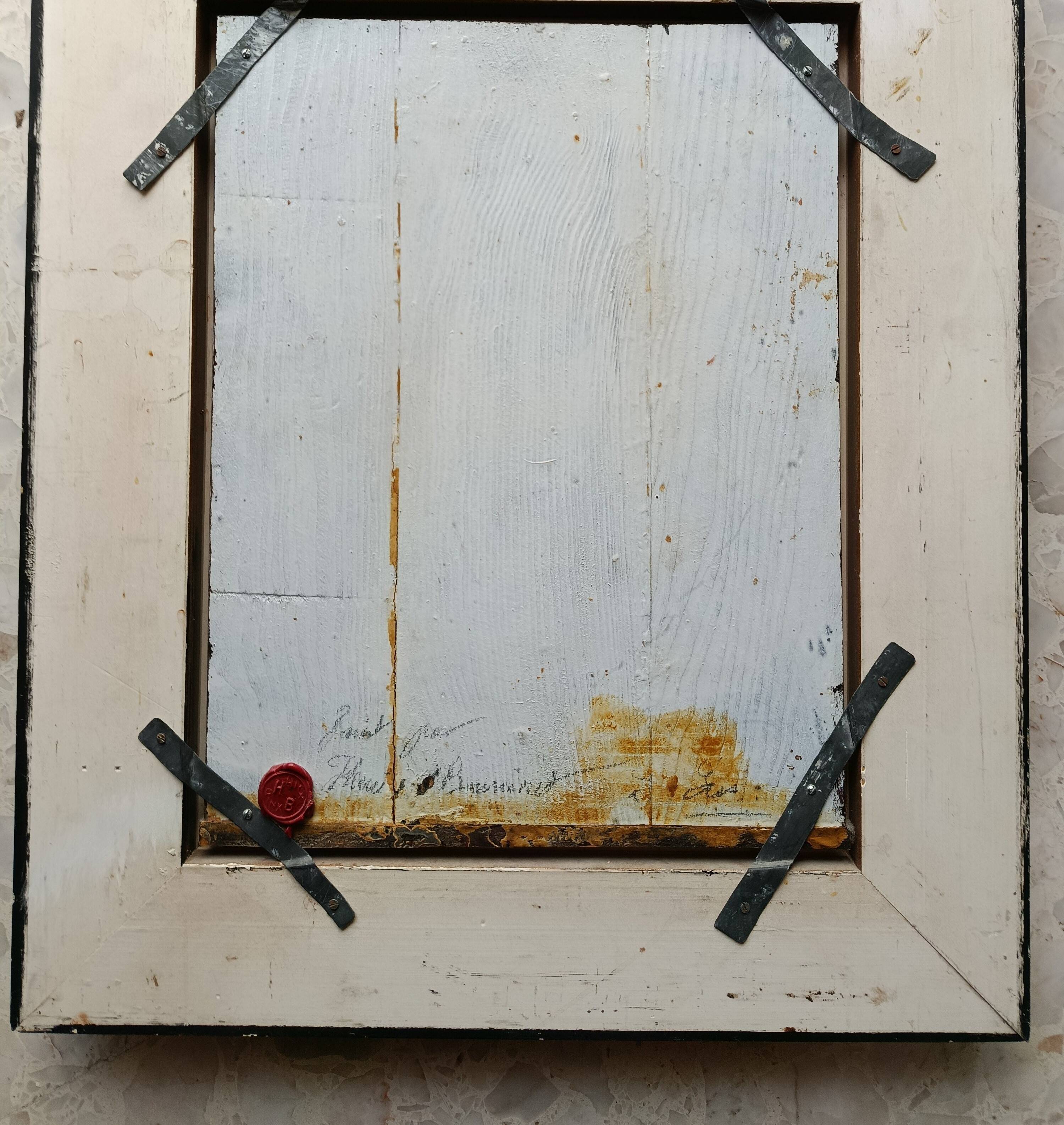 oil on wood, portrait of Marguerite VAN EYCK, copy by Henri BOURINET 1982