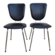 Chaises skaï noir