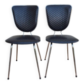Chaises skaï noir