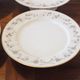 Set of 4 porcelain display cups of the depot rue Drouot in Paris