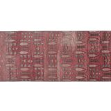 1970s Distressed Tree of Life Pattern Turkish Karapinar Rug 2'6'' x 6'7''