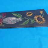 Painting of sunflowers in a vase comes from the 60's / 70's