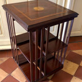 English revolving bookcase