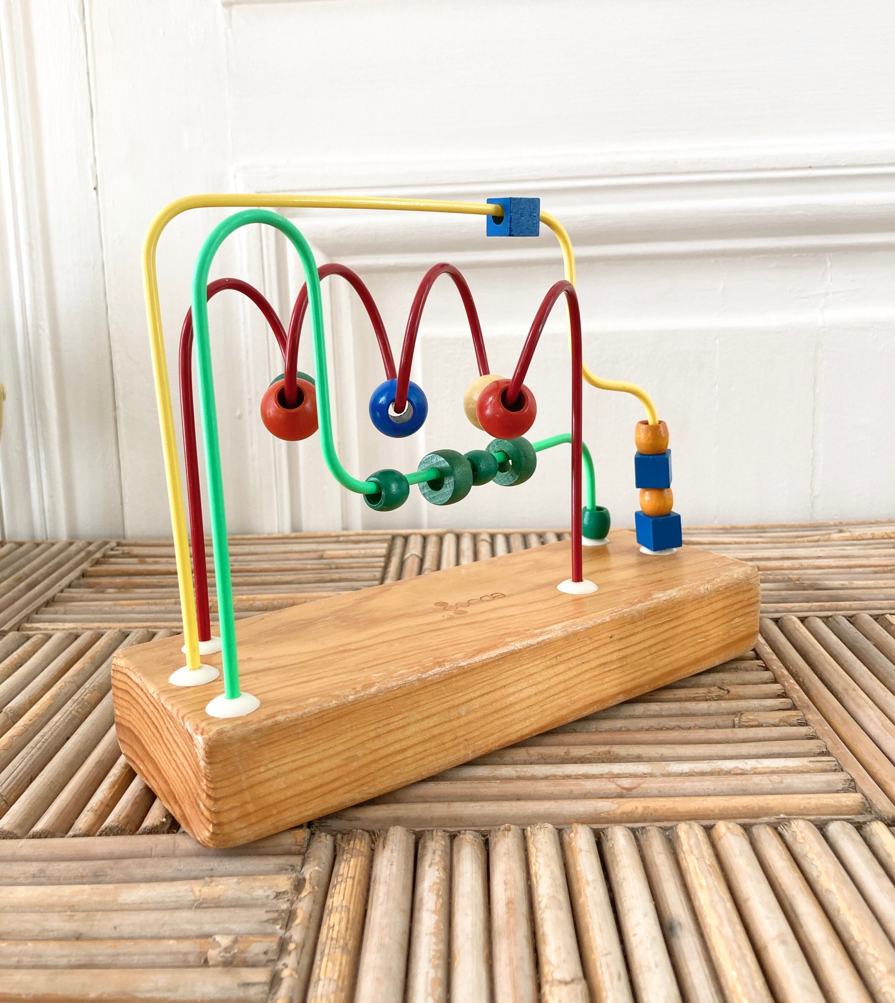 Wooden labyrinth abacus