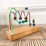Wooden labyrinth abacus