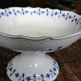Compotier faience Saint-Amand Nord Barbeau iron earth late nineteenth early twentieth