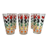 Set of 6 vintage glasses