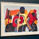 Original Swedish Colour Lithograph – “Composition” by Bo Thorén – Signed – Vintage & Framed