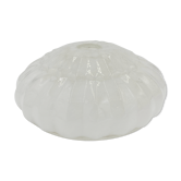White clichy glass pendant lamp