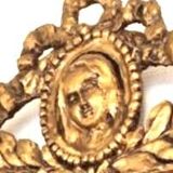 Antique gilded mirror