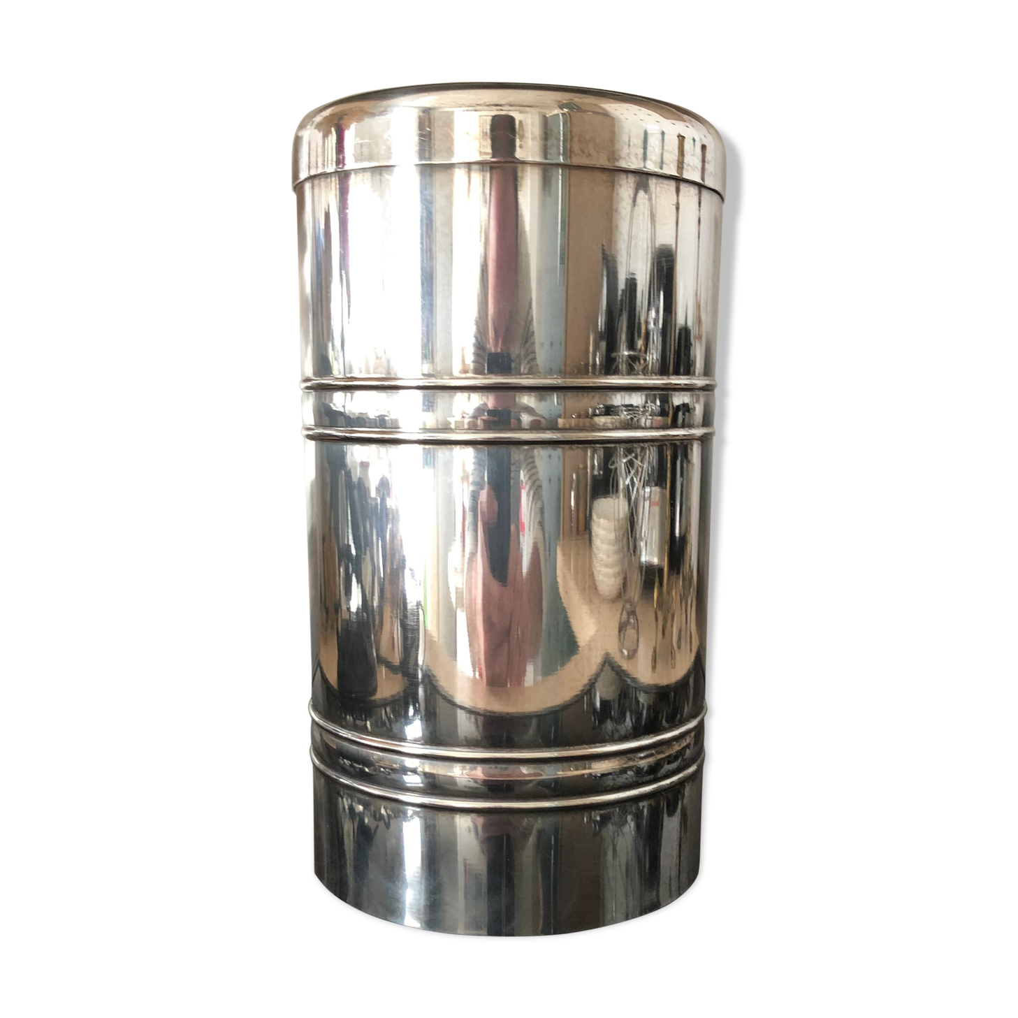 Silver metal cooler