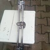 Coat rack with 3 stainless steel hooks