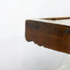 Établi vintage portugais charpentier bois et noir des années 1950