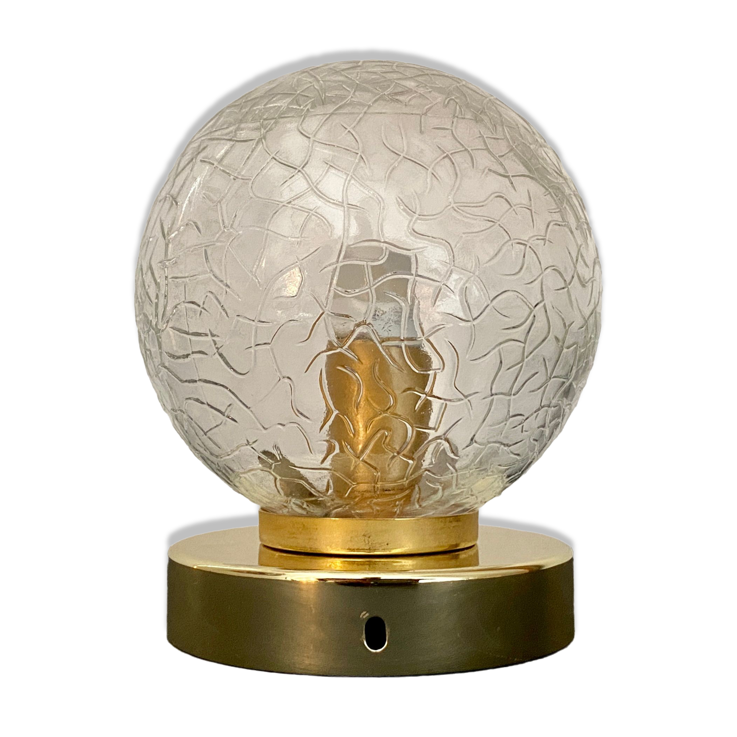 Wall lamp vintage glass globe