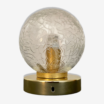 Applique globe vintage en verre