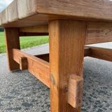 Chunky pine coffee table