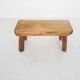 Solid oak side table, The Netherlands 1970's