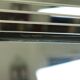 Vintage silver Deknudt mirror in Hollywood Regency style, 107 cm