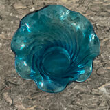 Blue crystal vase Georges Sand nineteenth century