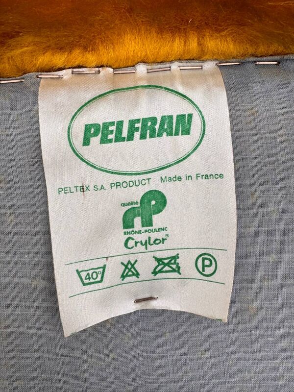 2 chaises vintage et tabouret coffre Pelfran, années 1960