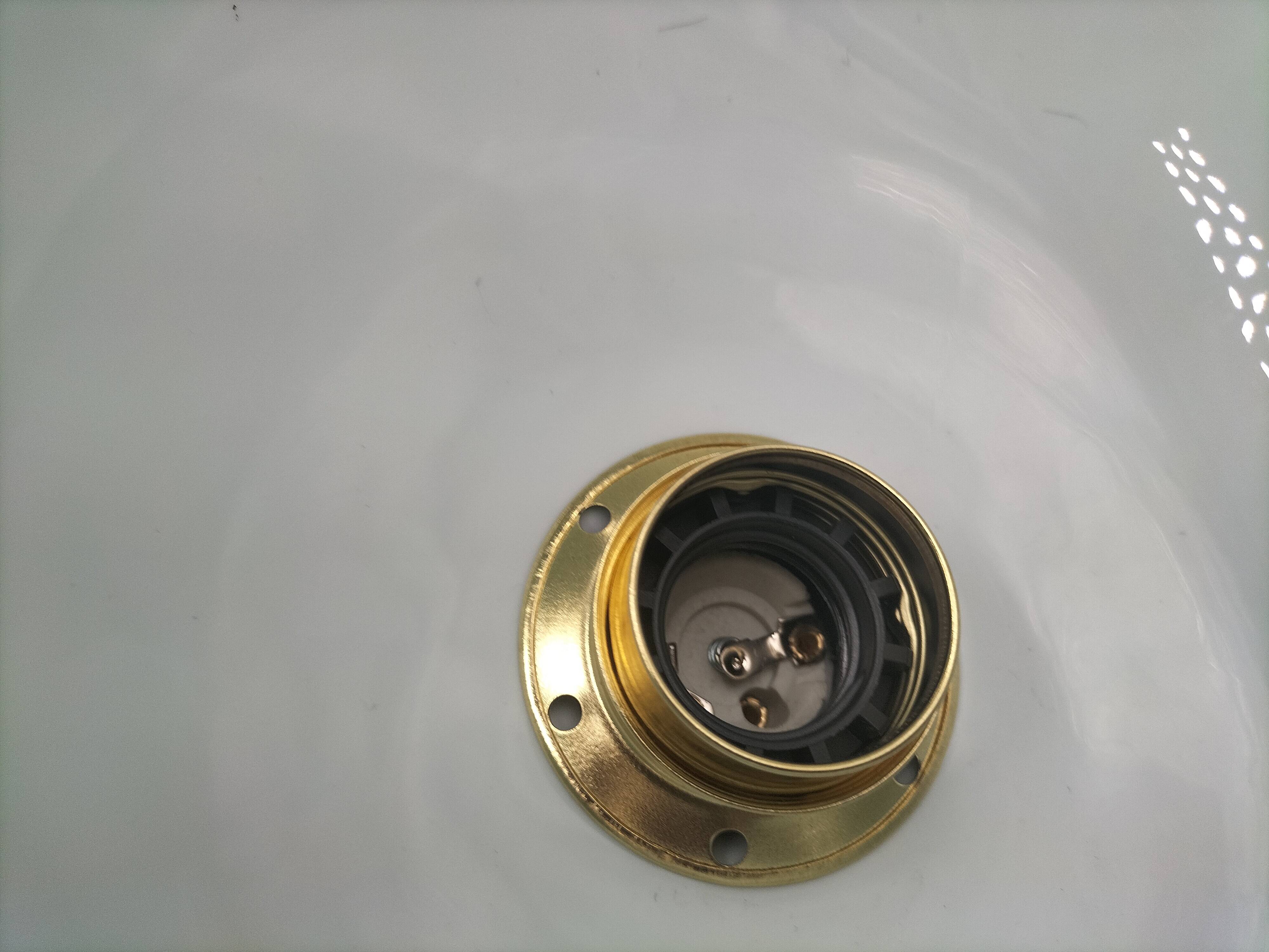 Green opaline pendant light