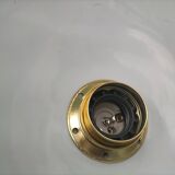 Green opaline pendant light