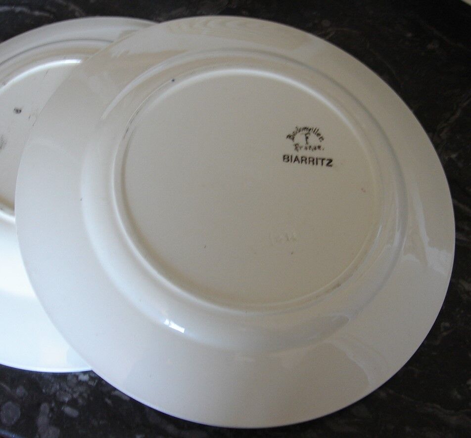 Badonviller tableware set collection Biarritz 1900