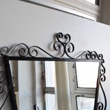 Mid-century 1970s wall mirror