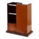Early Art Deco umbrella stand in wood and metal, France ca. 1910