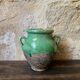 Green grease pot