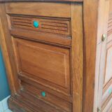 Comptoir-meuble de metier en chene massif