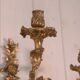 Pair of bronze sconces, mid-18th century