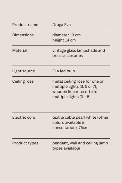 Petite lampe à suspension EVA * Art déco * Lampe suspendue MCM * Plafonnier vintage recâblé * Yougoslavie