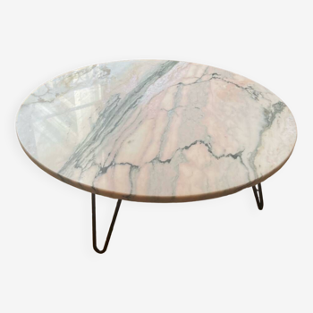 Coffee table, 70s marble top