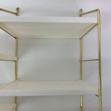 Danish metal wall unit, 1970’s