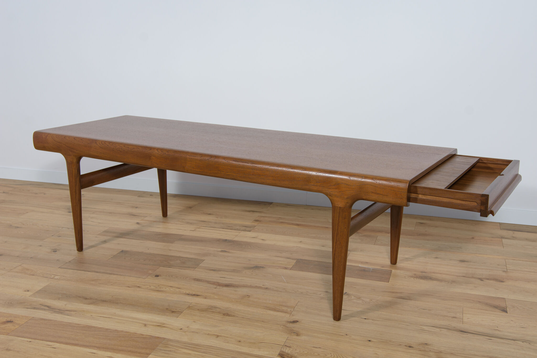 Mid Century Teak Coffee Table by Johannes Andersen for CFC Silkeborg, Denmark, 1960s
