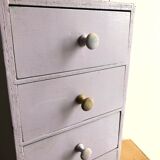 Storage locker wooden drawers