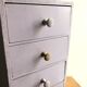 Storage locker wooden drawers
