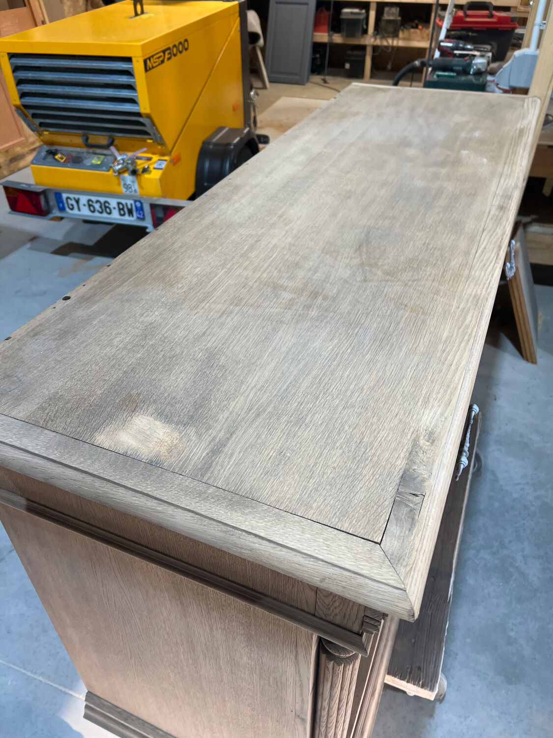 Very much in solid oak