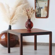 Table d’appoint carrée en palissandre – Henning Kjaernulf pour Vejle Stole