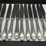 Series 12 entremets knives in silver metal reneka stainless steel blade