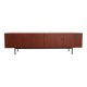 Large modernist teak sideboard in the style of Dieter Waeckerlin, 1960s