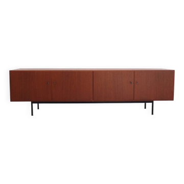 Large modernist teak sideboard in the style of Dieter Waeckerlin, 1960s