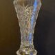 Vase vintage année 50/60 en verre ciselé