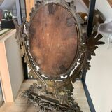 Psyche mirror in brass