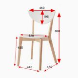2 Ikea nordmyra chairs