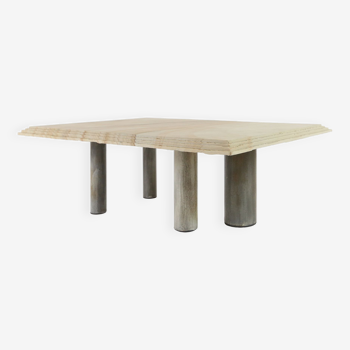 Brutalist Coffee Table by Pia Manu, Belgium, 1970s