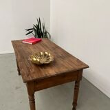 Pine farmhouse work table, from the 50s completely restored
